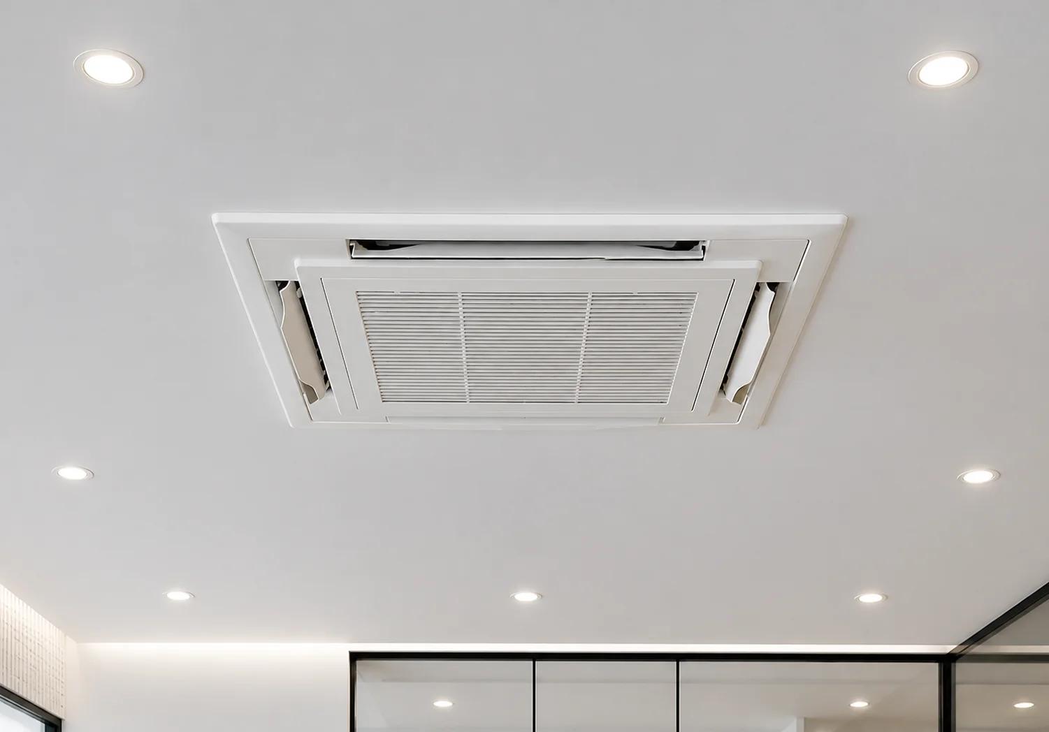 Installation cassette plafond AGIR Climatisation